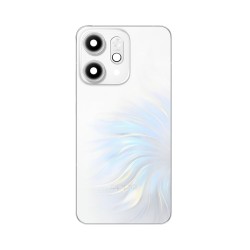 Tampa Traseira+Lente da Câmera Oppo Reno 14 5G Branco Pérola